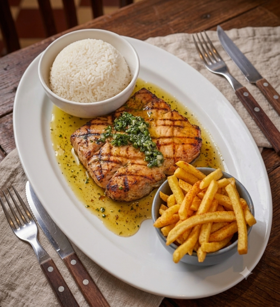 lomo de cerdo lunch